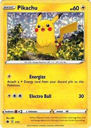 Pikachu 007/015  - Holofoil McDonalds Promos 2022 - Promo