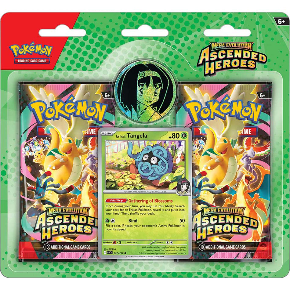 Pokemon TCG Mega Evolutions 2.5 - Ascended Heroes 2pk Blister