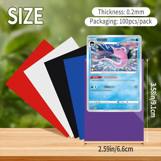 Coloured Back Card Sleeves