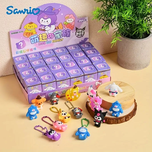 Moe Qu Family Mystery Keyring
