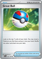 GREAT BALL 183/193 Common Paldea Evolved Pokemon Near Mint