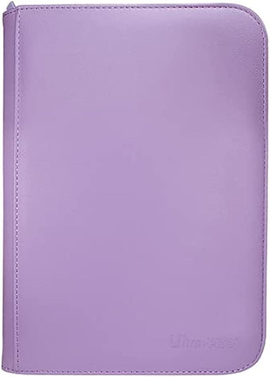 VIVID 4-Pocket Zippered PRO-Binder: Purple