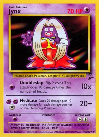 Jynx 045  Base Set 2 - Uncommon