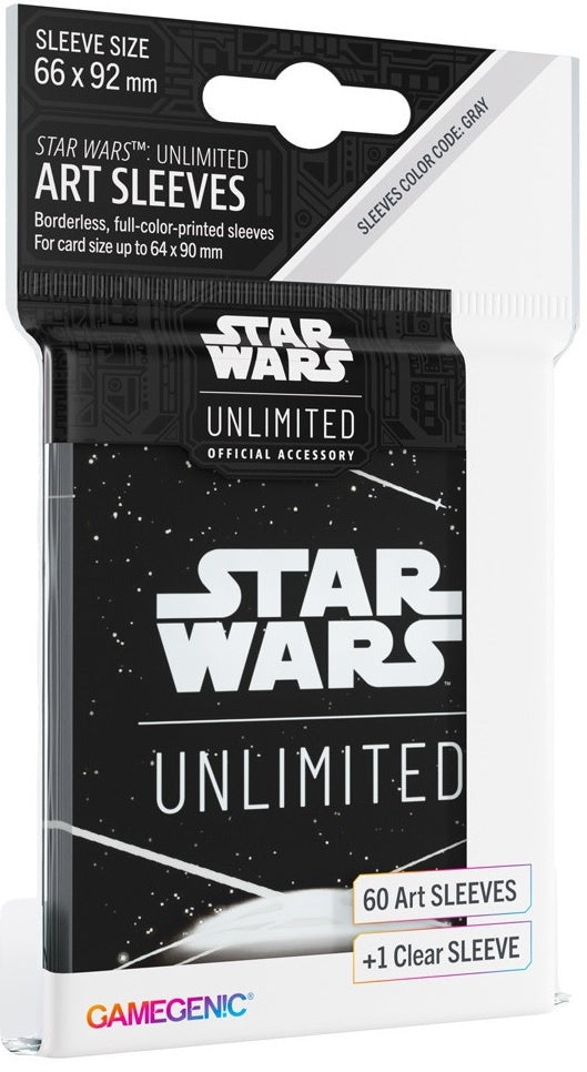 Star Wars: Unlimited Art Sleeves - Card Back White