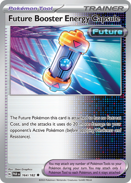 FUTURE BOOSTER ENERGY CAPSULE 164/182 Paradox Rift Pokemon Reverse Holo NM