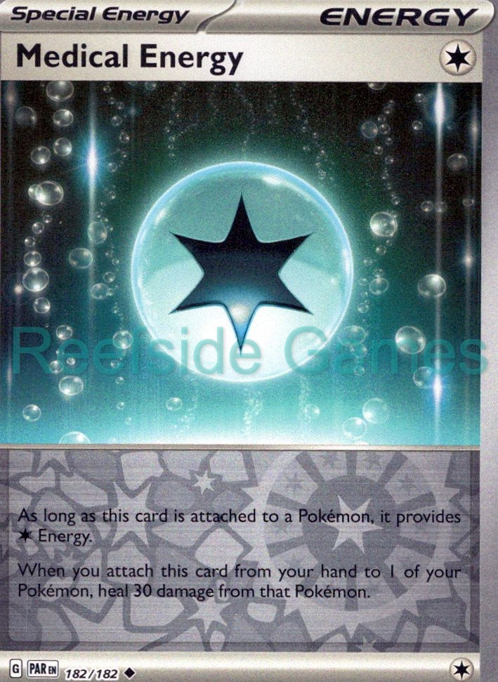 MEDICAL ENERGY 182/182 Uncommon Paradox Rift Pokemon Reverse Holo Near Mint