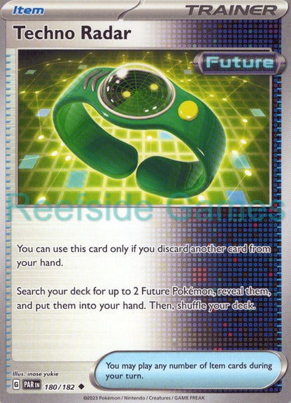 TECHNO RADAR 180/182 Uncommon Paradox Rift Pokemon Near Mint