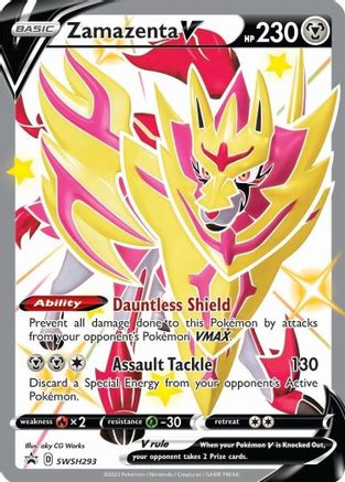 Zamazenta V (Shiny) (Shiny) - SWSH293 SWSH293  - Holofoil SWSH Sword & Shield Promo Cards - Promo