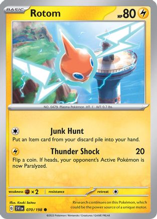 Rotom (Cosmos Holo) 070/198  - Holofoil Miscellaneous Cards & Products - Promo