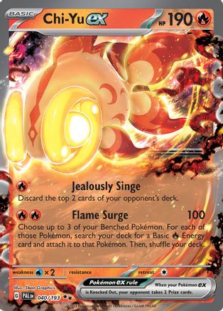 Chi-Yu 040/193  - Holofoil SV02 Paldea Evolved - Double Rare