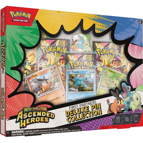 PREORDER- Pokemon TCG Mega Evolutions 2.5 - Ascended Heroes Deluxe Pin Collection