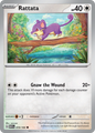 RATTATA 019/165 Common 151 Pokemon Near Mint