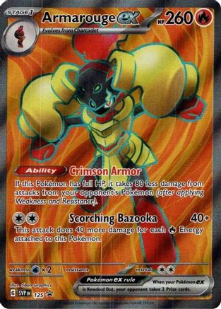 Armarouge ex 125  - Holofoil SV Scarlet & Violet Promo Cards - Promo