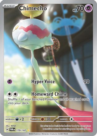 Chimecho - 179/167 179 - SV06 Twilight Masquerade Holofoil