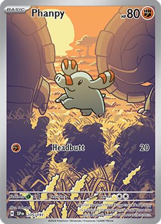 Phanpy - 205/191 205 - SV08 Surging Sparks Holofoil