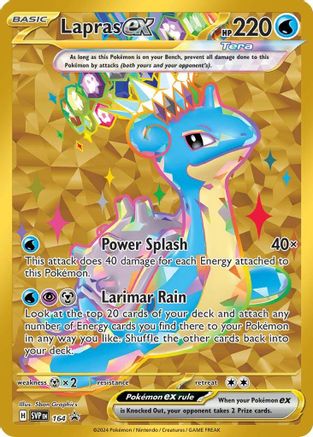 SEALED Lapras ex - 164 164 - SV Scarlet & Violet Promo Cards Holofoil
