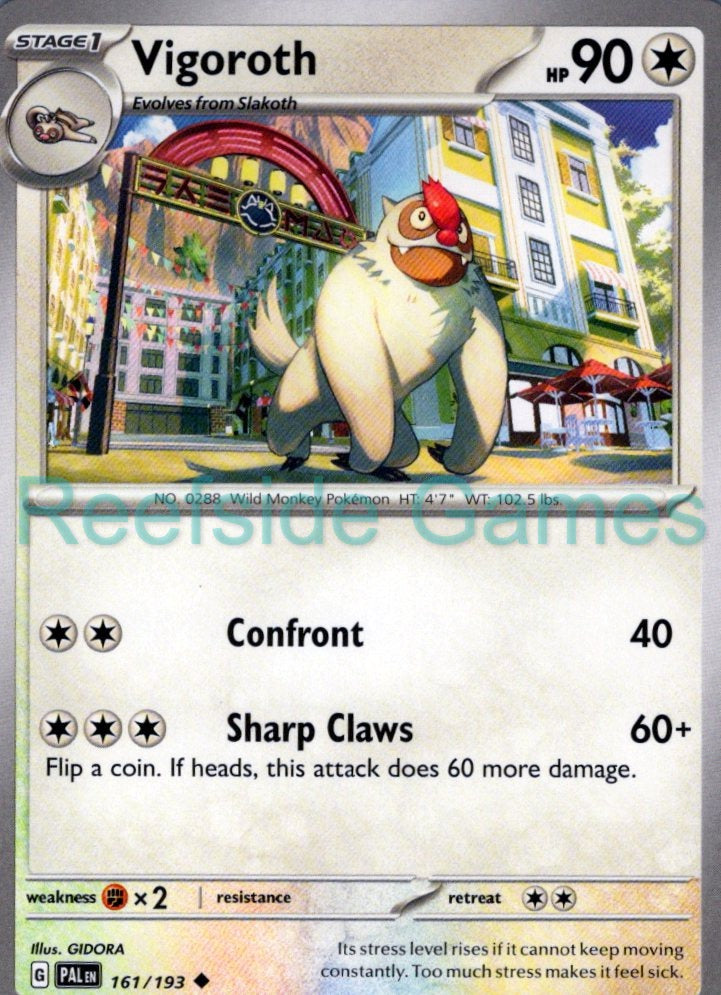 VIGOROTH 161/193 Uncommon Paldea Evolved Pokemon Near Mint