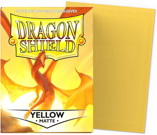 Dragon Shield: Sleeves – Matte – Yellow