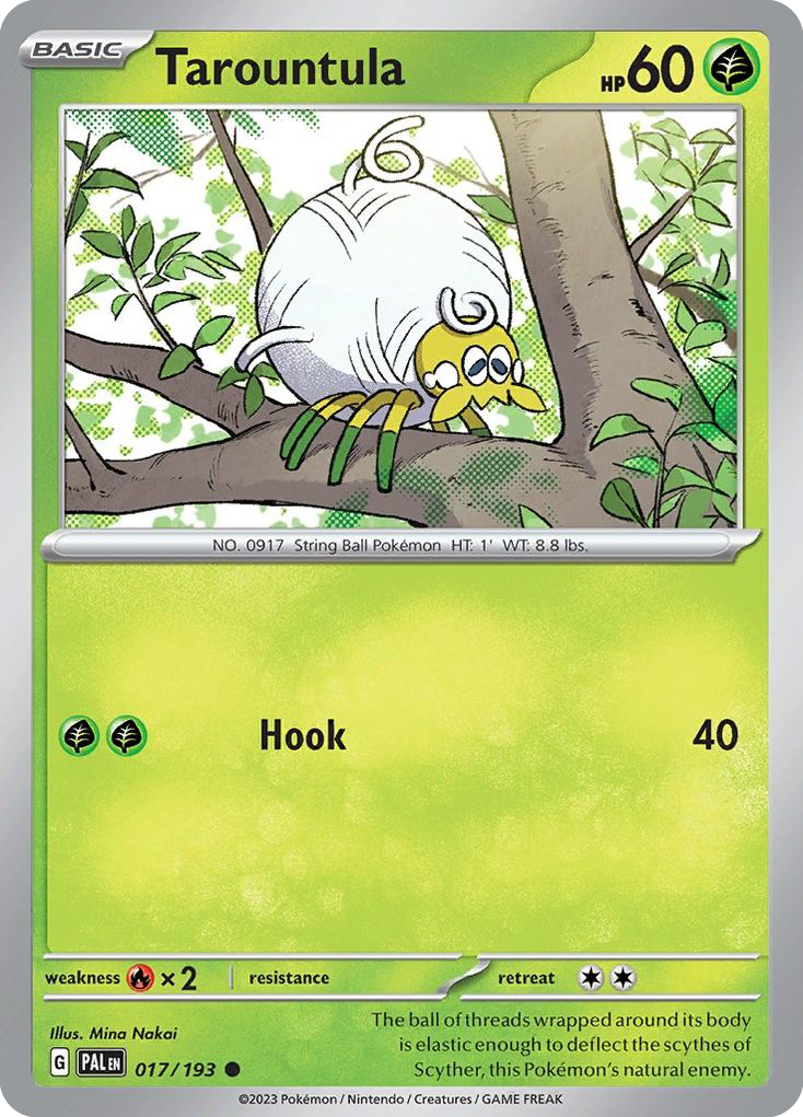 TAROUNTULA 017/193 Common Paldea Evolved Pokemon Near Mint