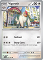 VIGOROTH 161/193 Uncommon Paldea Evolved Pokemon Near Mint