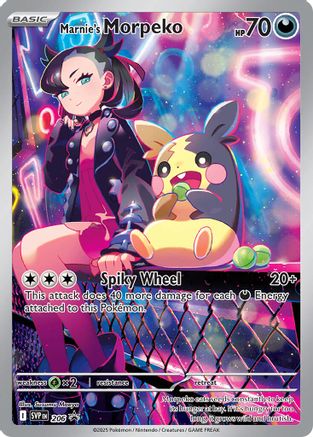 Marnie's Morpeko 206  - Holofoil SV Scarlet & Violet Promo Cards - Holo Rare