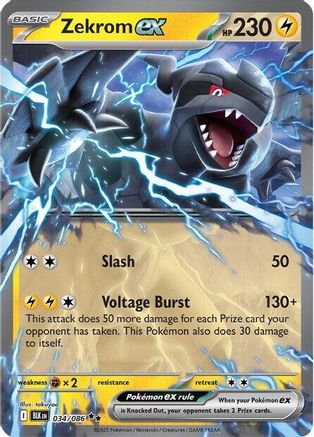 Zekrom ex 34/086 - SV Black Bolt Holofoil