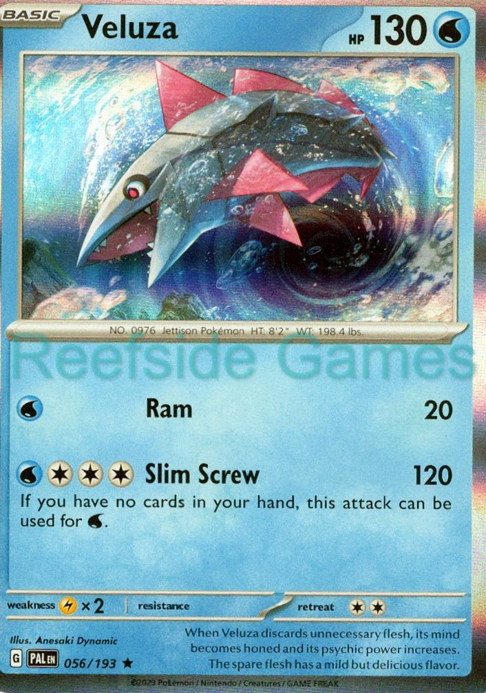 VELUZA 056/193 Rare Paldea Evolved Pokemon Near Mint