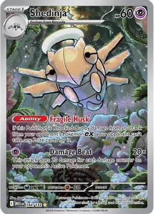 MeShedinja 144/132 - Holofoil ME01 Mega Evolution - Illustration Rare