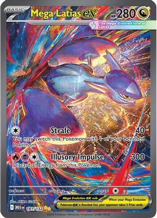 Mega Latias ex 181/132 - Holofoil ME01 Mega Evolution - Special Illustration Rare