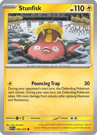 Stunfisk 062  ME Ascended Heroes - Common