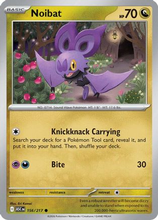 Noibat 156  ME Ascended Heroes - Common