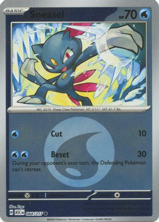 Sneasel (Energy Symbol Pattern) 044  - Reverse Holofoil ME Ascended Heroes - Common