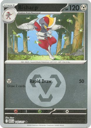 Bisharp (Energy Symbol Pattern) 147  - Reverse Holofoil ME Ascended Heroes - Common