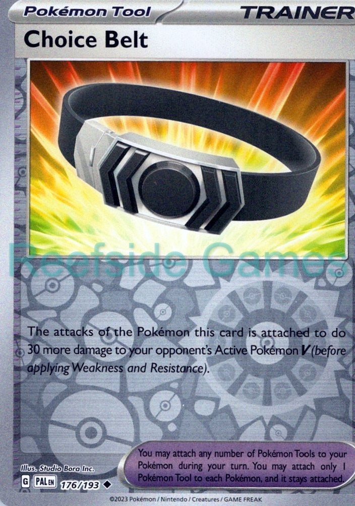 CHOICE BELT 176/193 Uncommon Paldea Evolved Pokemon Near Mint