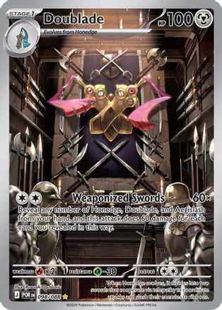 Doublade 098/088  - Holofoil ME03 Perfect Order - Shiny Rare