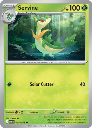 Servine 005  - Reverse Holofoil ME03 Perfect Order - Common