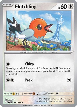 Fletchling 066  ME03 Perfect Order - Common