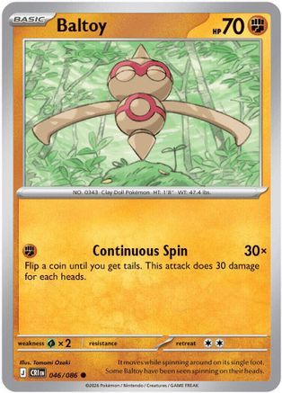 Baltoy 046  ME04 Chaos Rising - Common