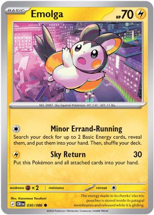 Emolga 030  ME04 Chaos Rising - Common