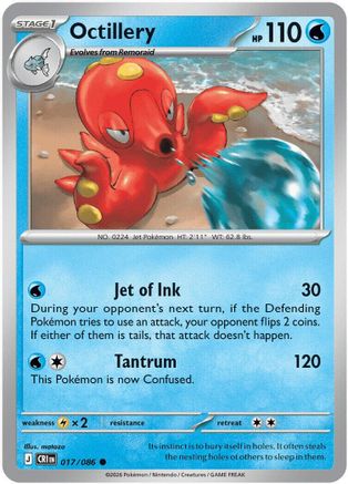 Octillery 017  ME04 Chaos Rising - Common