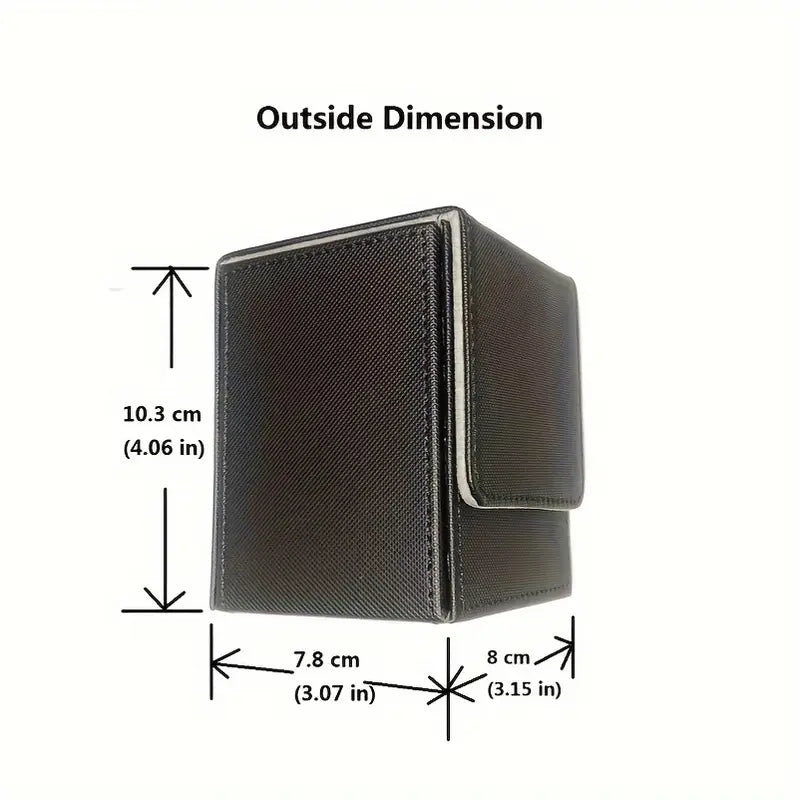 Stackable Card Storage Box - 100 Slots - Teal
