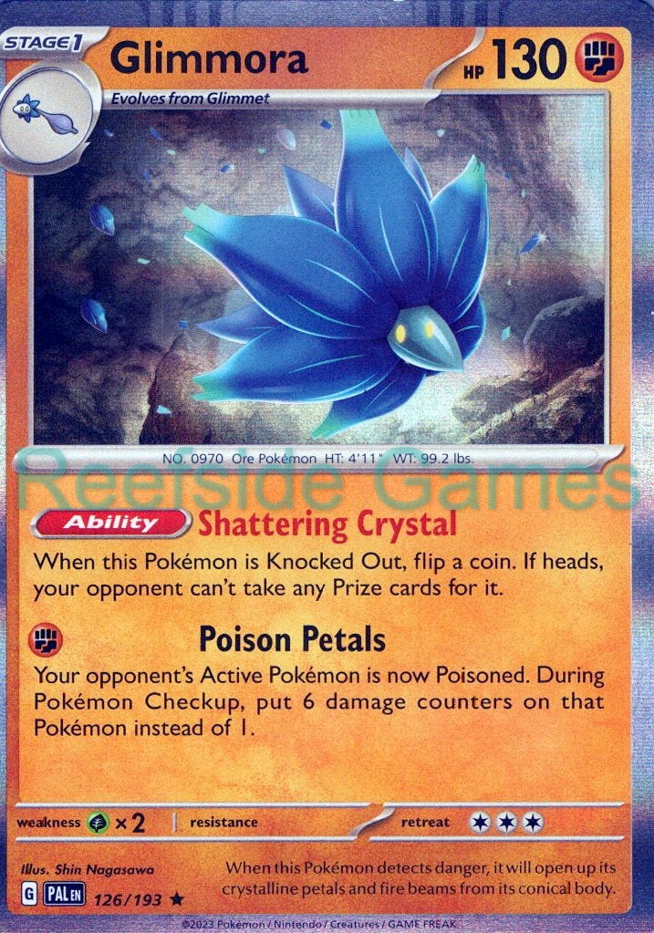 GLIMMORA 126/193 Rare Paldea Evolved Pokemon Near Mint