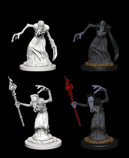 D&D Nolzurs Marvelous Unpainted Miniatures Mindflayers