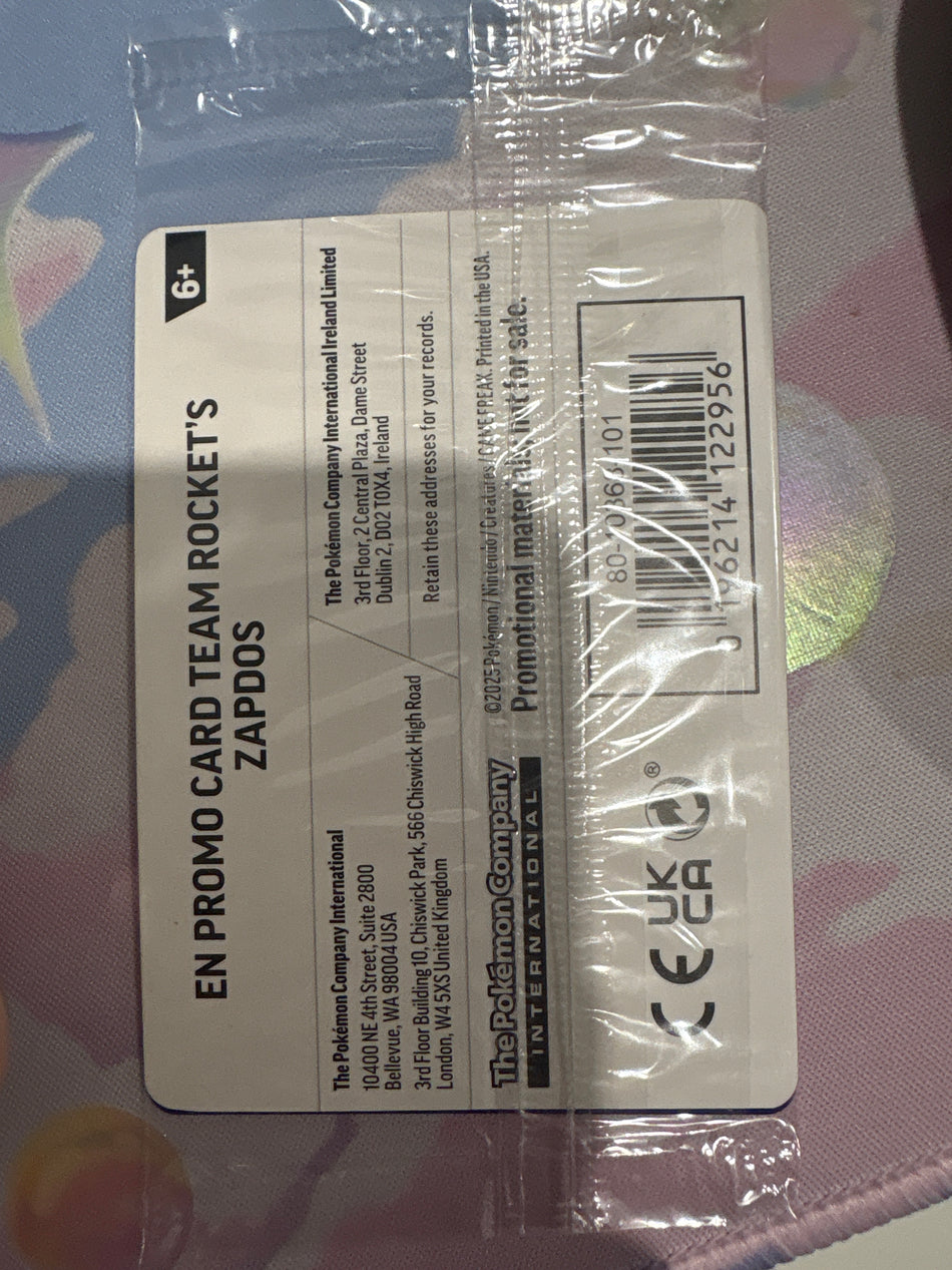 Team Rocket's Zapdos (EB Games Exclusive) 070  - Holofoil Miscellaneous Cards & Products - Promo