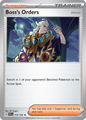 BOSS'S ORDERS (GHETSIS) 172/193 Rare Paldea Evolved Pokemon Near Mint
