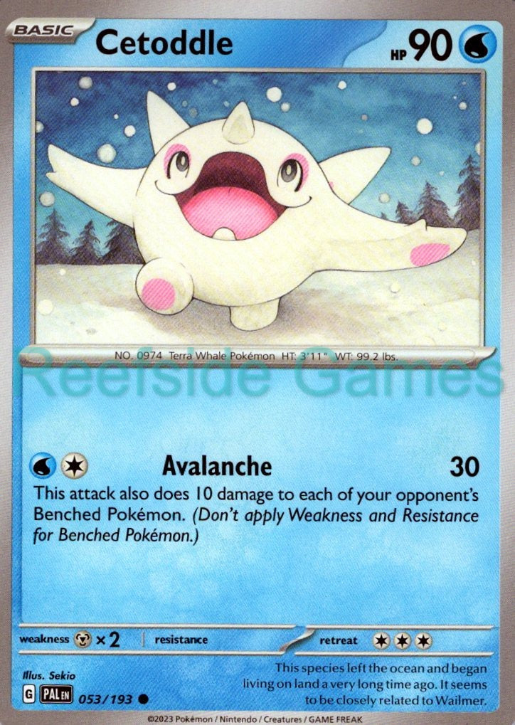 CETODDLE 053/193 Common Paldea Evolved Pokemon Near Mint