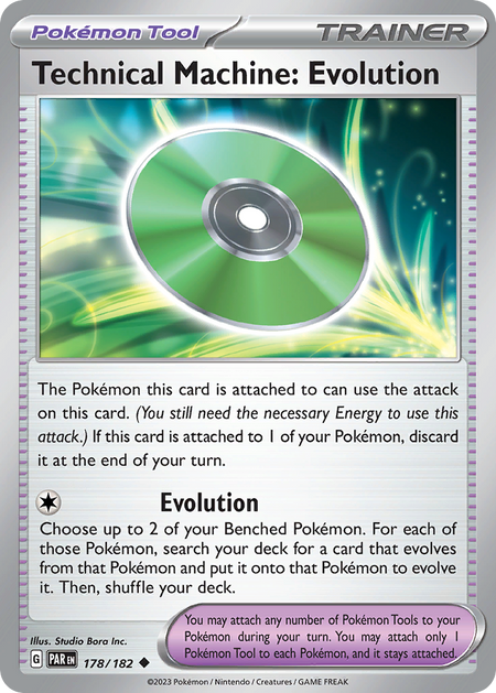 TECHNICAL MACHINE: EVOLUTION 178/182 Uncommon Paradox Rift Pokemon Near Mint