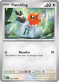 FLETCHLING 163/193 Common Paldea Evolved Pokemon Near Mint