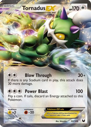 Tornadus EX  - Holofoil Dark Explorers - Ultra Rare