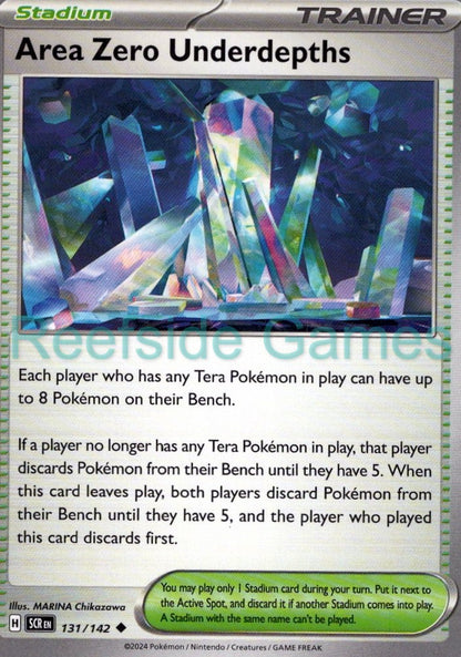 AREA ZERO UNDERDEPTHS 131/142 Uncommon Stellar Crown Pokemon Near Mint